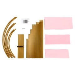 3 pcs Round Top Wedding Arch Backdrop STAND COVERS Set for Party/Birthday