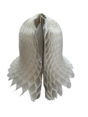 Vintage Wedding Bells Tissue Paper Honeycomb Decorations Set of 3 Bridal Shower