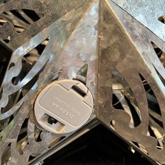 Sale‼️Hanging Galvanized LED Lighted Star/Approx. 12”x12”/Cool/Country Look
