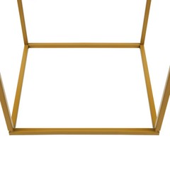 Wedding Flower Stand, Gold Flower Holder, Rectangular Flower Rack