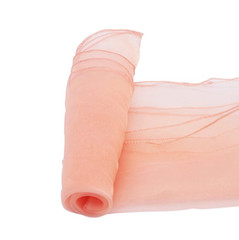 peach organza chair sashes anniversary wedding birthday party chair venue decor