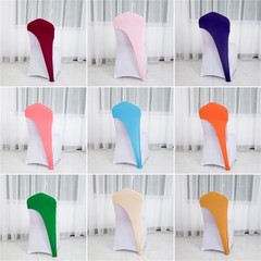 Spandex Chair Hood Sash Hat Bands Folding Stretch Elastic Cover for Wedding