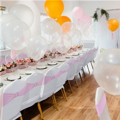 Transform Your Event with 50PCS Stretch Spandex Chair Sashes – Wedding Decor