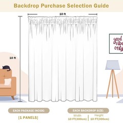 10×10FT Rose Gold Sequin Backdrop Curtain, Photography Backdrop Glitter Cur