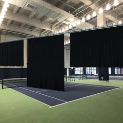 Black Fire/Flame Retardant Stage Curtain/Backdrop/Partition,12H,15H, 20 H x 40 W
