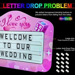 Bottle Service Sign for Wedding, Bottle Girl Lights Sign with 4 Sets Letters