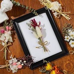 6Pcs Mini Dried Flowers Bouquet, Mixed Natural Dried Flowers Gypsophila