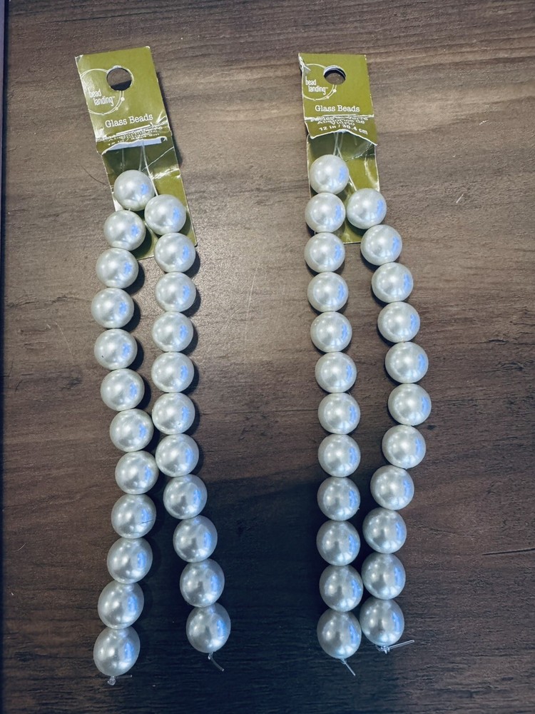 Large Faux Glass Pearl Beads Bead Factory