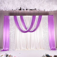 Heavy Duty Wedding Backdrop Stand Kit Canopies Frame Adjustable Party Background