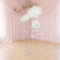 3-Head Large Artificial Flower Decor for Wedding Decorations Shop Window Display