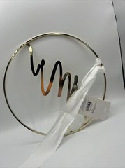 Style Me Pretty Wedding Decor Mr. & Chair Sign Gold Script 11.5″ Inches Diameter