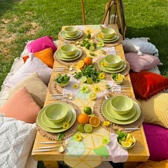 Summer Orange Citrus Table Runner 72×14 Inch Little Citrus Slice Birthday