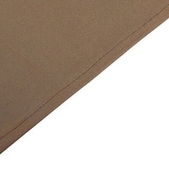 7 ft x 3 ft TAUPE Matte Fitted Spandex Half Moon Arch Stand Cover Wedding