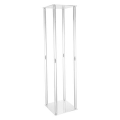 Clear Acrylic Flower Stand 40/60/80cm Tall Column Vase Wedding Decoration