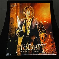Hobbit movie LED Lighted Free-Standing Metal Display Unit