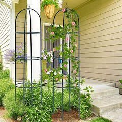 Metal Garden Arch Trellis Outdoor Arbor For Wedding Bridal Plant Climbing Decor