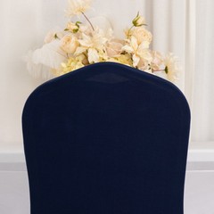 NAVY BLUE PREMIUM Spandex CHAIR COVERS Wedding Party Reception Decorations SALE