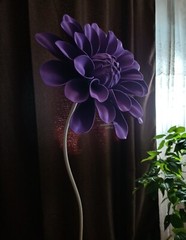 50 cm Diameter Purple Giant Foam Flowers