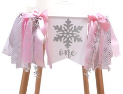 Winter Onederland High Chair Tutu-pink Onederland High Chair Banner, Garland,…