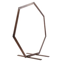 7.2ft Heptagonal Wood Arch Wedding Party Backdrop Balloon Flower Decor Frame