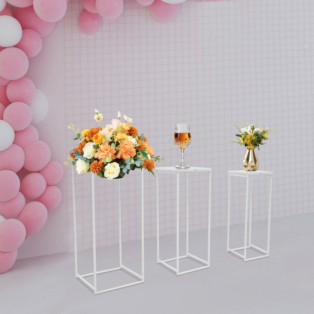 Metal Plant Pot Stand Indoor Outdoor Flower Planter Display Holder Rack Set of 3