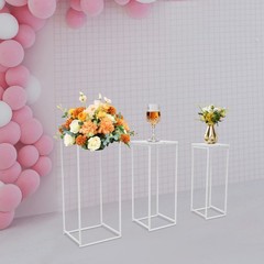 Metal Plant Pot Stand Indoor Outdoor Flower Planter Display Holder Rack Set of 3