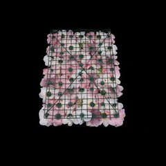 12Pcs Artificial Silk Fabric Flower Wall Panel Banquet Wedding Party Decor