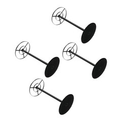 4Pcs 40cm Wedding Flower Stands,Black Metal Flower Stand for Table Centerpieces