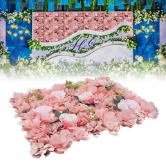 12 Pcs Flower Wall Panels Roses Hydrangeas Wedding Party Venue Backdrop Decor