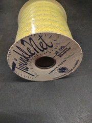 25Yd TwinkleNet Metallic Tulle Mesh Ribbon Net Yellow Silver Corsage Netting