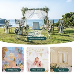 Romantical Metal Flower Balloon Frame Square Wedding Arch Backdrop Stand Decor