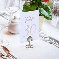 Silver Table Numbers 1 30 for Wedding Reception Silver Foil Table Number