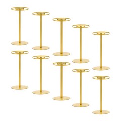 10Pcs 40cm Wedding Flower Stands Metal Flower Holder Table Centerpieces Gold NEW