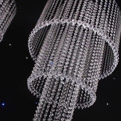 33FTx2 Garland Diamond Strand Acrylic Crystal Bead Curtain Wedding Party Decor