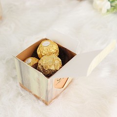 25 Natural Favor Boxes Rustic Wooden Design Party Gift Holders Party Decorations