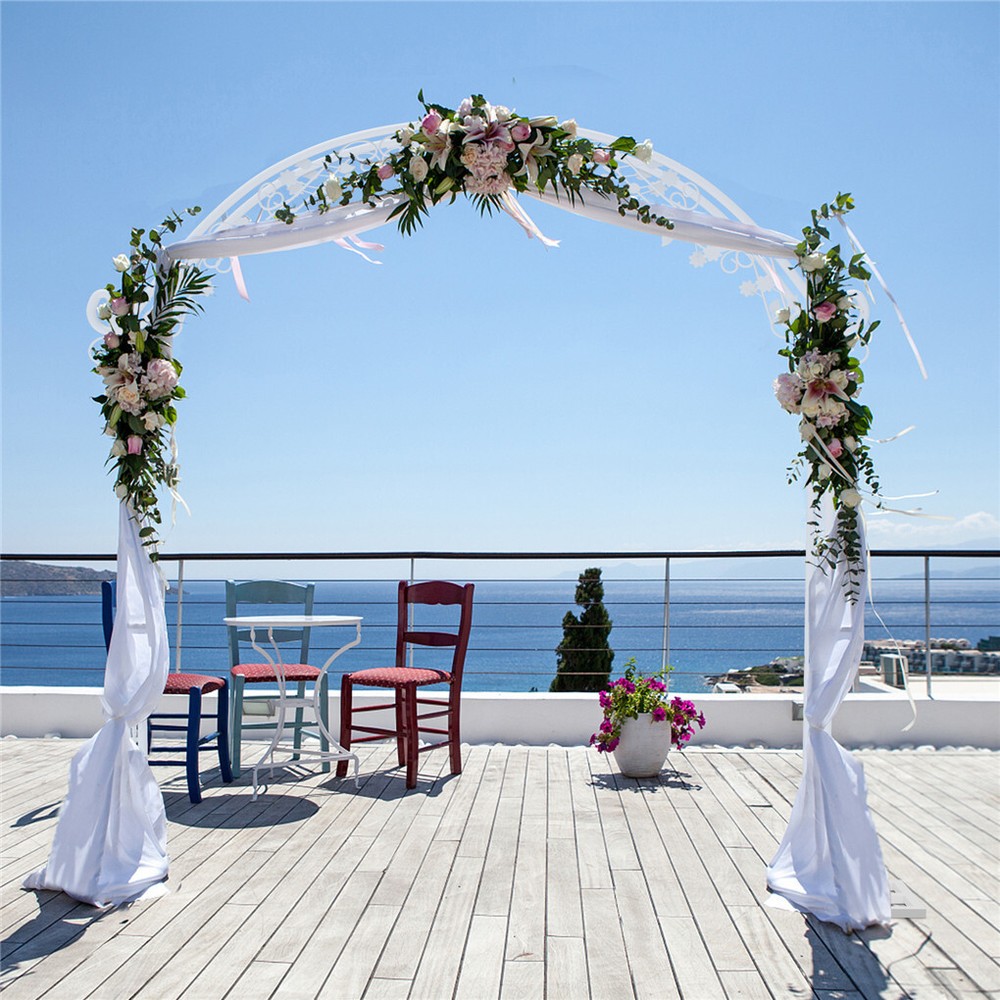 Large Steel Wedding Arch Garden Arbor Archway Gate Photography Party Backdrop