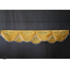 3/6M Faux Silk Drape Swag Decor Event Party Wedding Backdrop Curtain W/Tassel