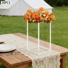 Geometric Flower Stand For Wedding 20PCS Metal Flower Stand Wedding Flower Stand