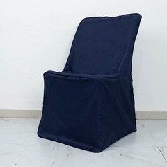 10 Navy Blue LIFETIME FOLDING CHAIR COVERS Wedding Banquet Decorations