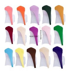 Spandex Chair Hood Sash Hat Bands Folding Stretch Elastic Cover for Wedding