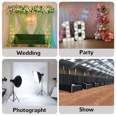 Pipe and Drape Backdrop Stand,8ft x 10ft Backdrop Stand, Adjustable Metal