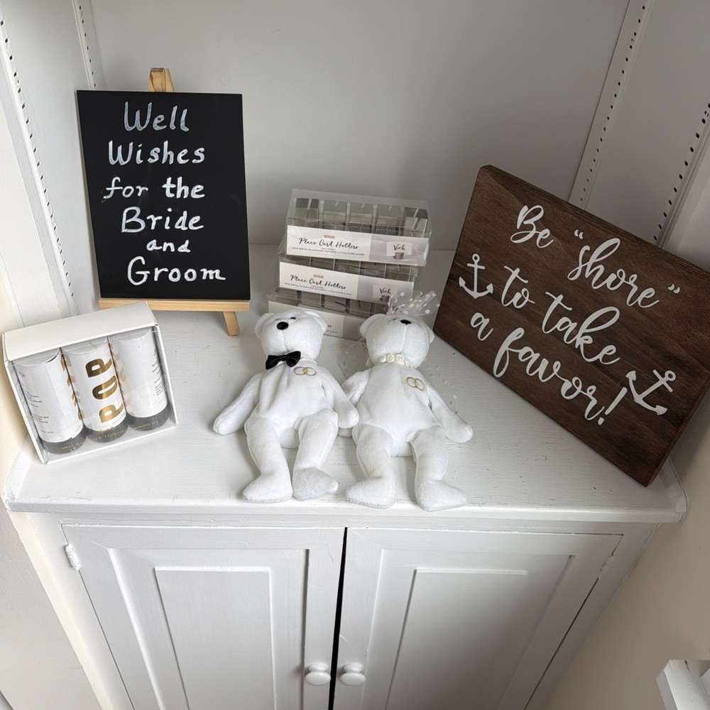 Wedding Items : Some New ,Some Not, None Borrowed, None Blue