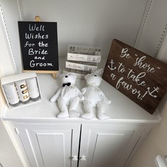 Wedding Items : Some New ,Some Not, None Borrowed, None Blue