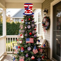 Star and Stripe Hat for National For Celebration Patriotic Party Decoration