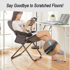 Rectangle U Shaped Chair Leg Tips Cap with Felt Pads,Furniture Feet Protector…