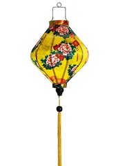 Vietnamese Elegance: Handcrafted Silk Lantern Set 4 pcs