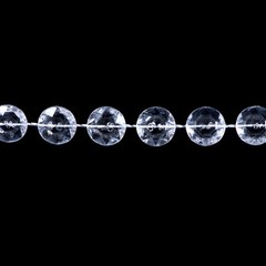 99 Foot Wreath Diamond Chain Acrylic Crystal Bead Wedding Decoration