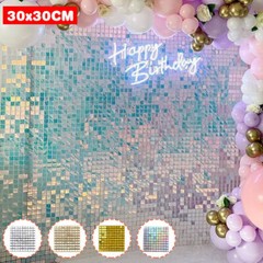 Square Shimmer Sequin Backdrop Wall Panels Great Events Birthday Party Decor DIY