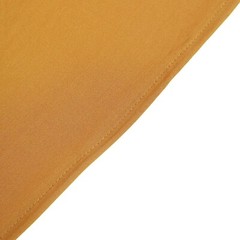 7 ft x 3 ft GOLD Matte Fitted Spandex Half Moon Arch Stand Cover Wedding