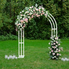 Wedding Party Arch Outdoor Garden Backdrop Stand Arbor Bridal Festival Decor USA